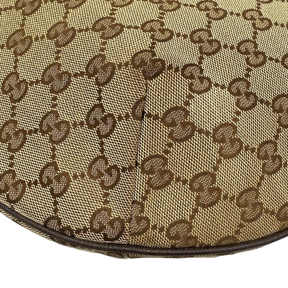 Gucci GG/Shelly Shoulder Bag 189752 Beige Dark Brown Multi Jacquard Leather - Picture 6 of 15